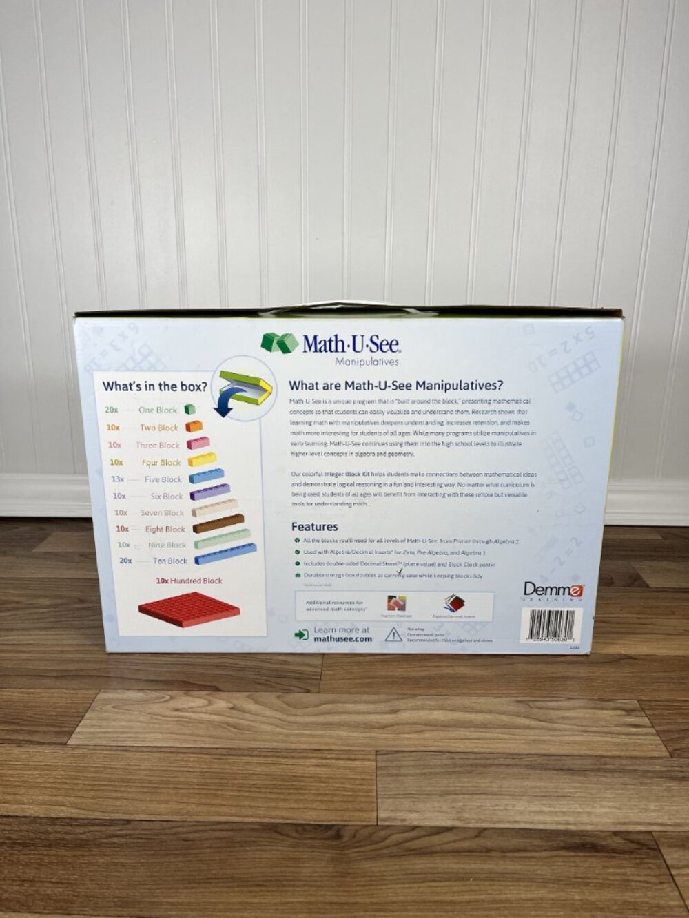 Math-U-See Manipulatives Integer Block Kit set Demme Learning Mathematics w/ Box - Picture 3 of 12